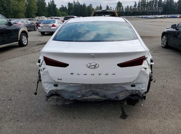 5NPD74LF3KH453121 2019 HYUNDAI ELANTRA Белый Вид сзади