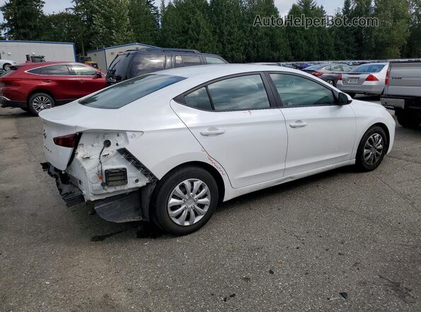5NPD74LF3KH453121 2019 HYUNDAI ELANTRA Белый Задняя правая четверть