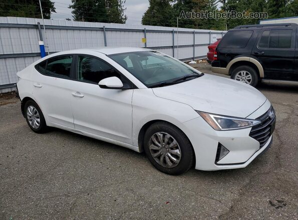 5NPD74LF3KH453121 2019 HYUNDAI ELANTRA Белый Передняя правая четверть