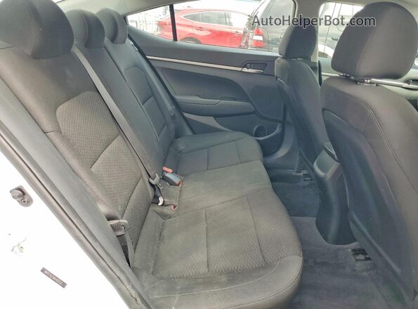 5NPD74LF3KH453121 2019 HYUNDAI ELANTRA Белый Вид задних сидений