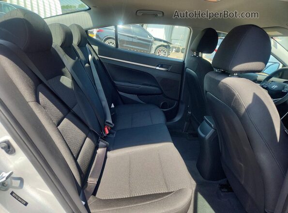 5NPD74LF3KH472879 2019 HYUNDAI ELANTRA Silver Widok tylnych siedzeń
