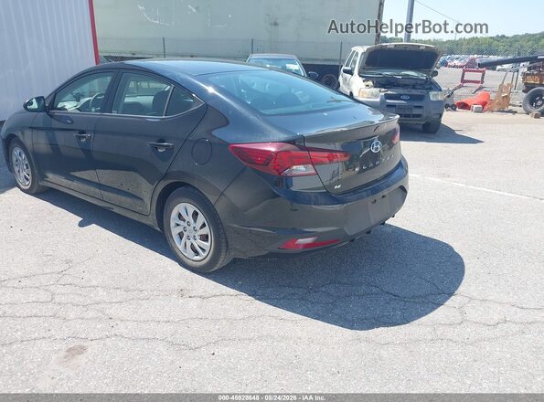 5NPD74LF3KH475863 2019 HYUNDAI ELANTRA Черный Задняя левая четверть