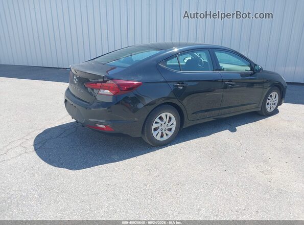 5NPD74LF3KH475863 2019 HYUNDAI ELANTRA Черный Задняя правая четверть