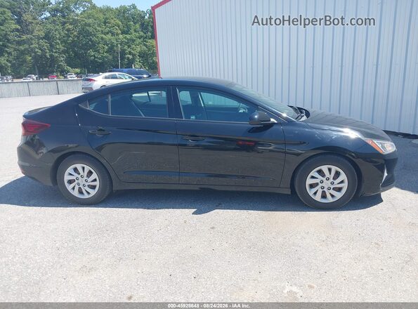 5NPD74LF3KH475863 2019 HYUNDAI ELANTRA Черный Вид задней части салона
