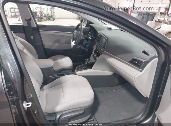 5NPD74LF3LH602399 2020 HYUNDAI ELANTRA Gray Вид салону спереду