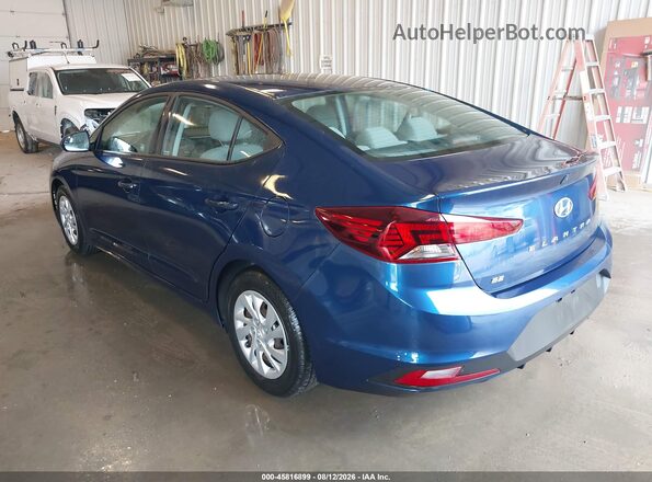 5NPD74LF3LH610437 2020 HYUNDAI ELANTRA Blue უკანა მარცხენა