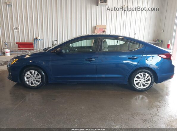 5NPD74LF3LH610437 2020 HYUNDAI ELANTRA Blue 