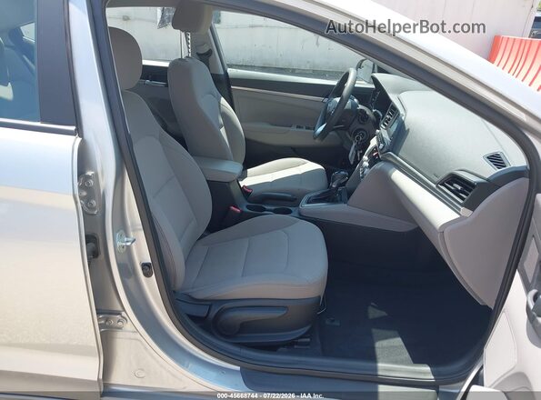5NPD74LF3LH614472 2020 HYUNDAI ELANTRA Серый Вид салона спереди