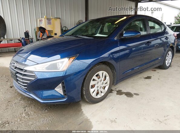 5NPD74LF3LH615864 2020 HYUNDAI ELANTRA Blue Front left