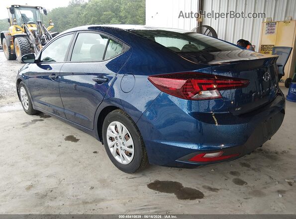 5NPD74LF3LH615864 2020 HYUNDAI ELANTRA Blue Rear left