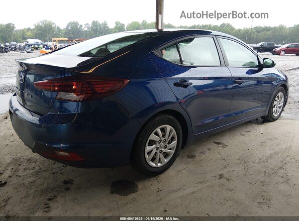 5NPD74LF3LH615864 2020 HYUNDAI ELANTRA Blue Rear right