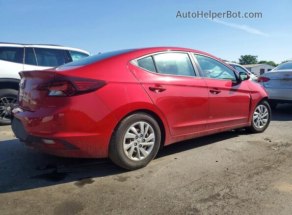 5NPD74LF3LH619820 2020 HYUNDAI ELANTRA Red Rear right