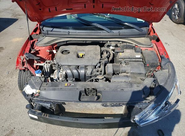 5NPD74LF3LH619820 2020 HYUNDAI ELANTRA Red Rear interior view