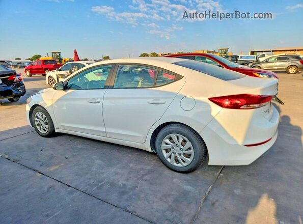5NPD74LF4JH216992 2018 HYUNDAI ELANTRA Белый Задняя левая четверть