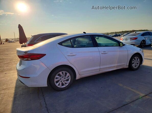 5NPD74LF4JH216992 2018 HYUNDAI ELANTRA Белый Задняя правая четверть