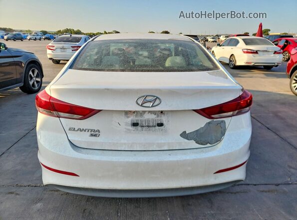5NPD74LF4JH216992 2018 HYUNDAI ELANTRA Белый Вид сзади