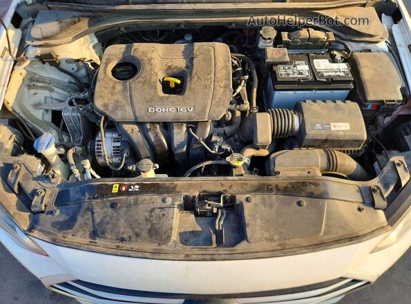 5NPD74LF4JH216992 2018 HYUNDAI ELANTRA Белый Вид задней части салона