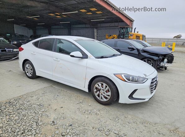 5NPD74LF4JH381778 2018 HYUNDAI ELANTRA White წინა მარჯვენა