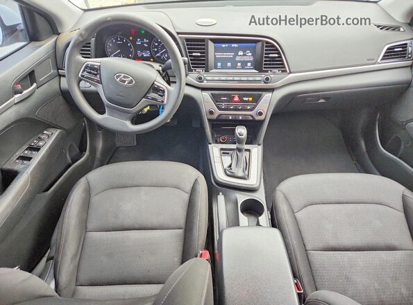 5NPD74LF4JH381778 2018 HYUNDAI ELANTRA White წინა პანელის ხედი
