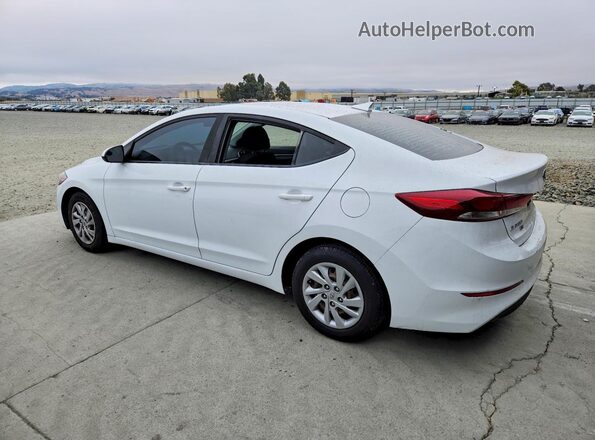 5NPD74LF4JH381778 2018 HYUNDAI ELANTRA White უკანა მარცხენა
