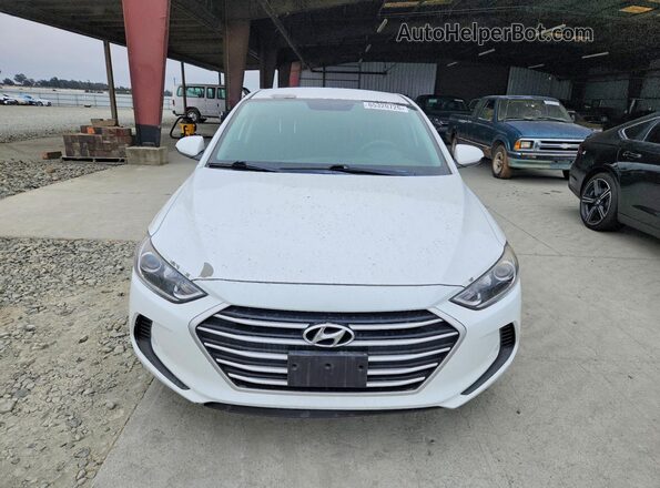 5NPD74LF4JH381778 2018 HYUNDAI ELANTRA White წინა ხედი