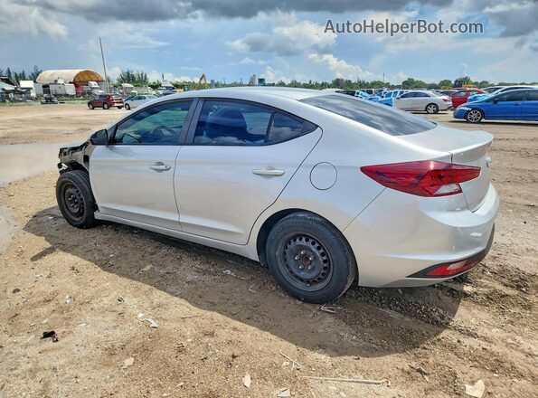 5NPD74LF4KH472552 2019 HYUNDAI ELANTRA Silver Trasero izquierdo