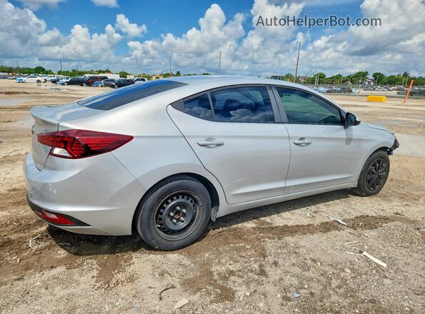 5NPD74LF4KH472552 2019 HYUNDAI ELANTRA Silver Trasero derecho
