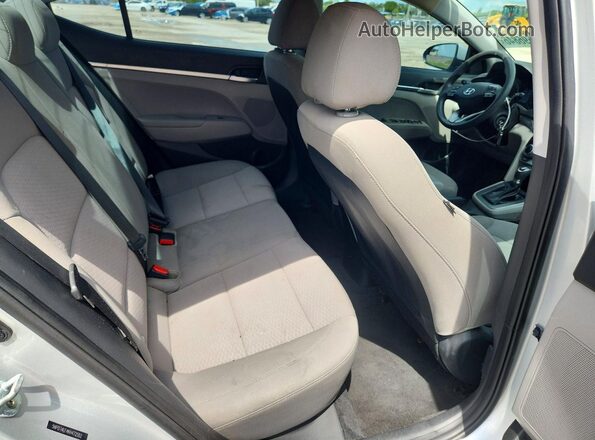 5NPD74LF4KH472552 2019 HYUNDAI ELANTRA Silver Vista de los asientos traseros