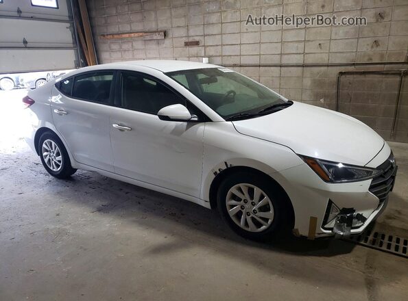 5NPD74LF4KH487990 2019 HYUNDAI ELANTRA White Delantero derecho