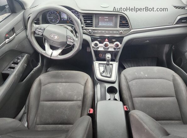 5NPD74LF4KH488847 2019 HYUNDAI ELANTRA Silver Dashboard view