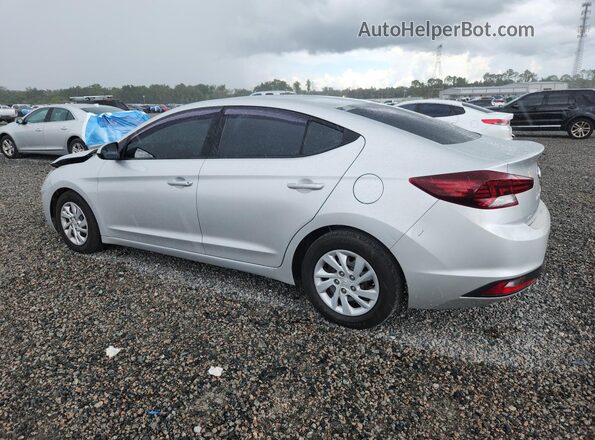 5NPD74LF4KH488847 2019 HYUNDAI ELANTRA Silver Rear left