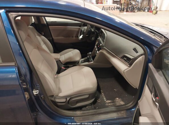 5NPD74LF4LH607949 2020 HYUNDAI ELANTRA Blue Вид салону спереду