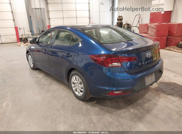 5NPD74LF4LH607949 2020 HYUNDAI ELANTRA Blue Задня ліва чверть