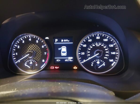 5NPD74LF4LH607949 2020 HYUNDAI ELANTRA Blue Вид задніх сидінь
