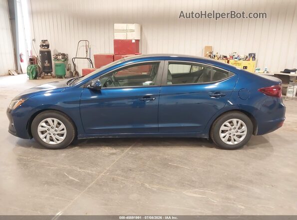 5NPD74LF4LH607949 2020 HYUNDAI ELANTRA Blue Панорамний вид салону 360°