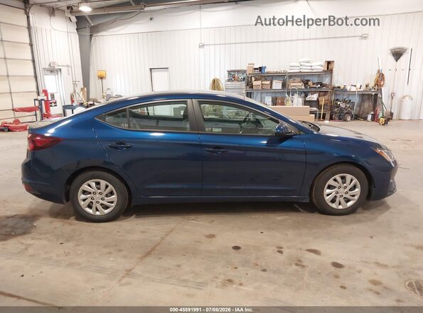 5NPD74LF4LH607949 2020 HYUNDAI ELANTRA Blue Вид задньої частини салону