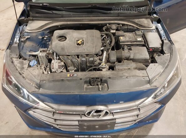 5NPD74LF4LH607949 2020 HYUNDAI ELANTRA Blue Вид ззаду