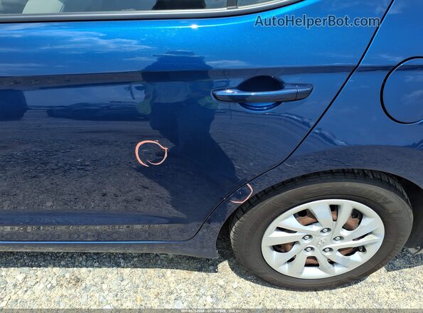 5NPD74LF4LH608986 2020 HYUNDAI ELANTRA Blue Вид спереду