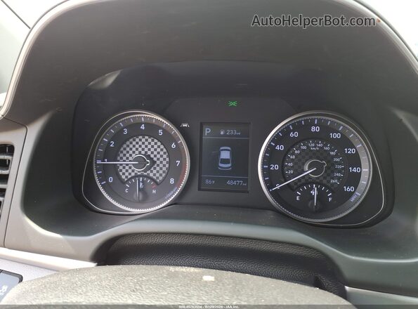 5NPD74LF4LH608986 2020 HYUNDAI ELANTRA Blue Вид задніх сидінь