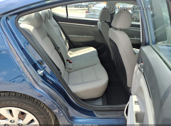 5NPD74LF4LH608986 2020 HYUNDAI ELANTRA Blue Вид наклейки з VIN-кодом