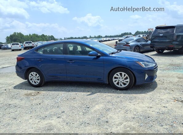 5NPD74LF4LH608986 2020 HYUNDAI ELANTRA Blue Вид задньої частини салону