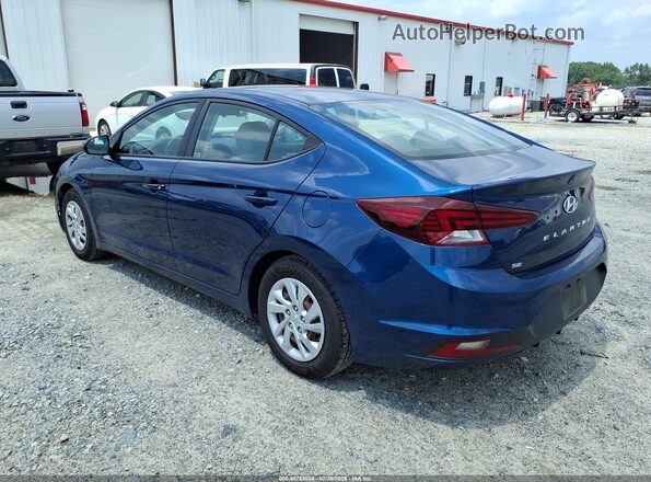 5NPD74LF4LH608986 2020 HYUNDAI ELANTRA Blue Задня ліва чверть