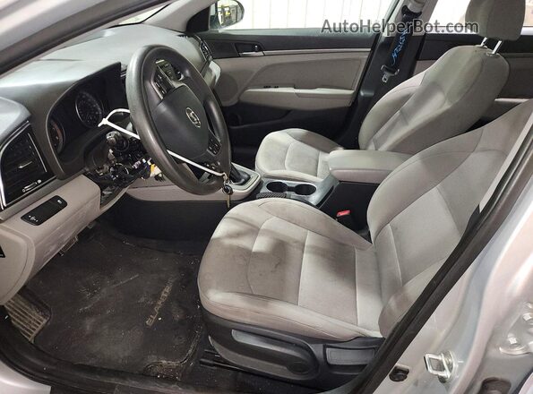 5NPD74LF5HH176741 2017 HYUNDAI ELANTRA Silver Vista interior delantera