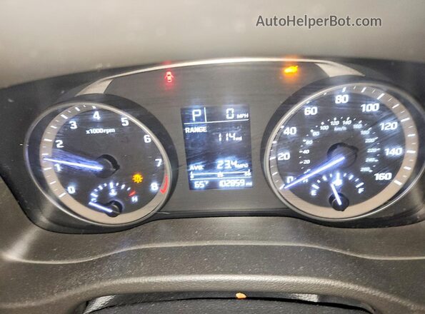 5NPD74LF5HH176741 2017 HYUNDAI ELANTRA Silver Vista del cuadro de instrumentos