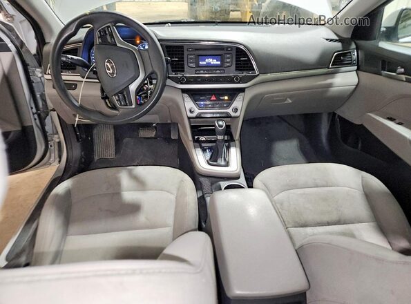 5NPD74LF5HH176741 2017 HYUNDAI ELANTRA Silver Vista del salpicadero
