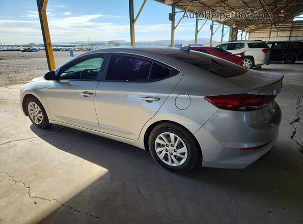 5NPD74LF5HH202187 2017 HYUNDAI ELANTRA Silver Trasero izquierdo