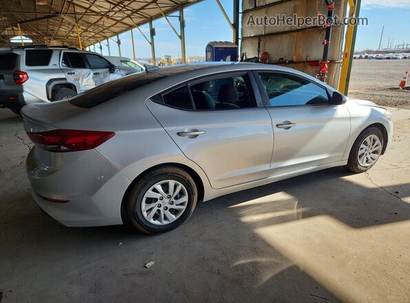 5NPD74LF5HH202187 2017 HYUNDAI ELANTRA Silver Trasero derecho