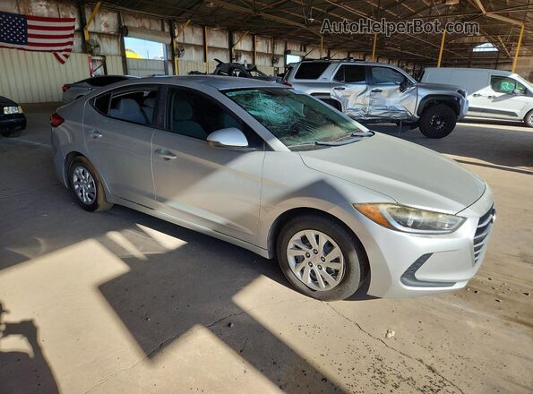 5NPD74LF5HH202187 2017 HYUNDAI ELANTRA Silver Delantero derecho