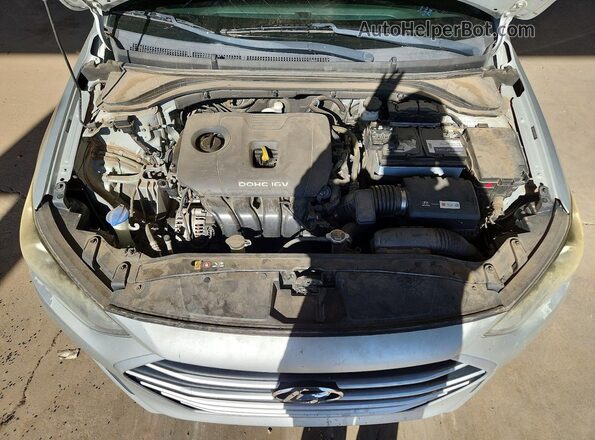 5NPD74LF5HH202187 2017 HYUNDAI ELANTRA Silver Vista interior trasera