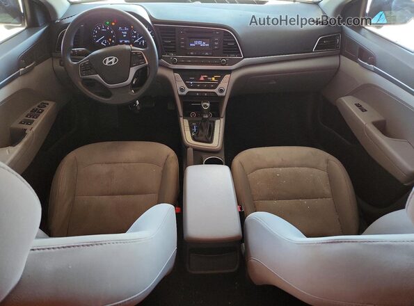 5NPD74LF5HH202187 2017 HYUNDAI ELANTRA Silver Vista del salpicadero